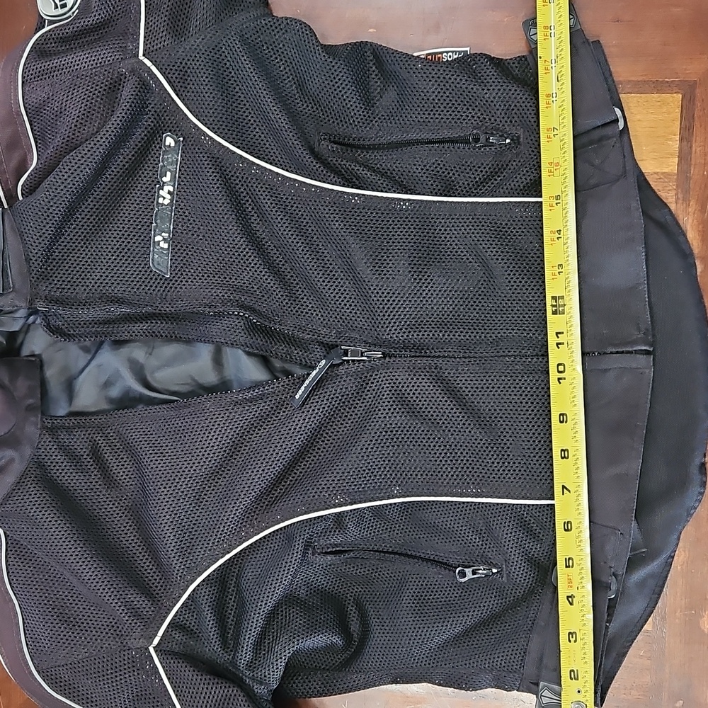 FIELDSHEER PhosLite Padded Armor Motorcycle Jacket Mesh Zip Out Womens Size 10 - Picture 8 of 9